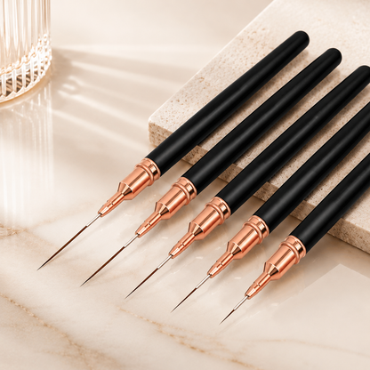 Pincel para uñas Set Profesional de 5 Pinceles