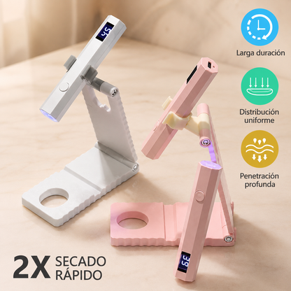 Lámpara UV LED LCD Inalámbrica para Uñas