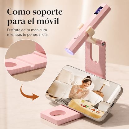 Lámpara UV LED LCD Inalámbrica para Uñas