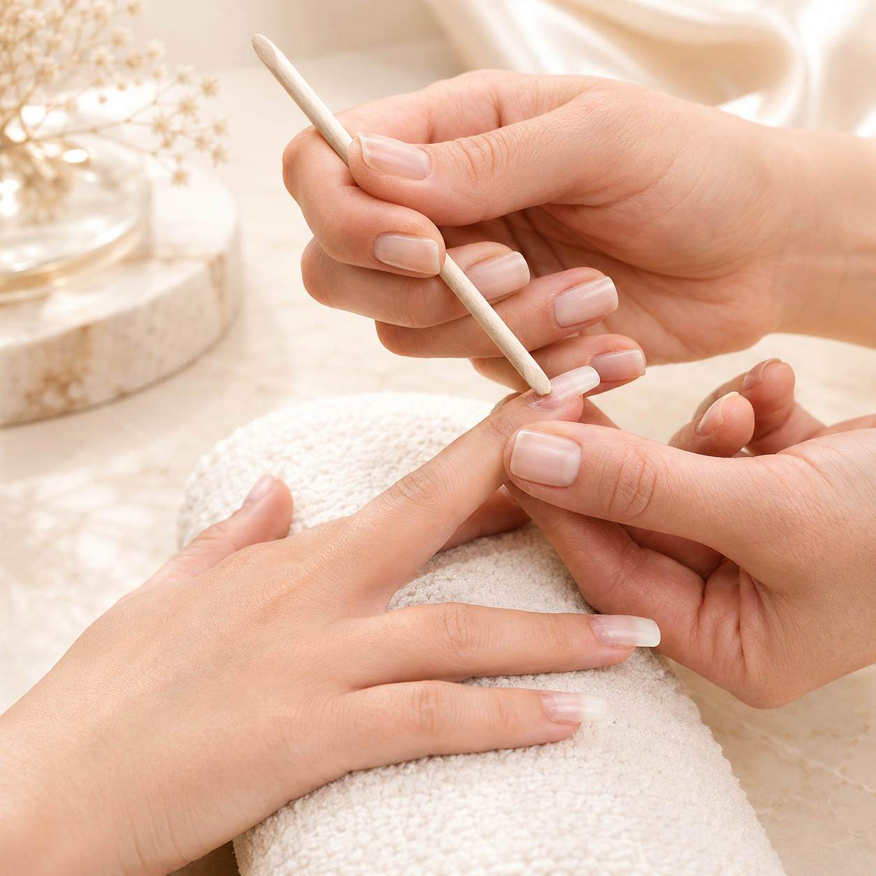 Palos de Naranjo para Manicura y Pedicura