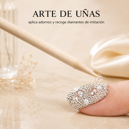 Palos de Naranjo para Manicura y Pedicura