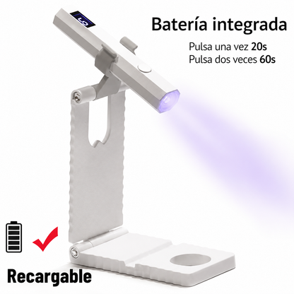 Lámpara UV LED LCD Inalámbrica para Uñas